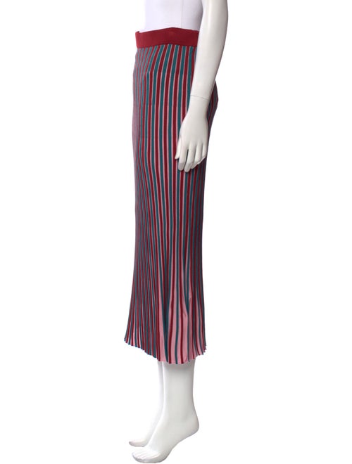 Kenzo Striped Midi Length Skirt