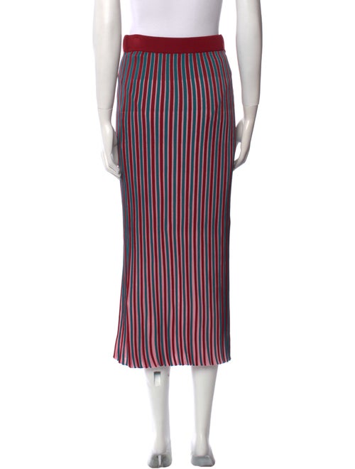 Kenzo Striped Midi Length Skirt