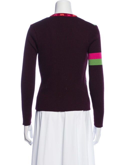 Kenzo Wool Floral Print Sweater