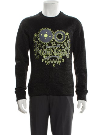 Kenzo Graphic Print Crew Neck Henley