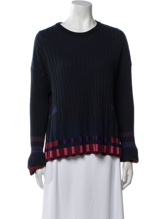 Kenzo Graphic Print Scoop Neck Sweater