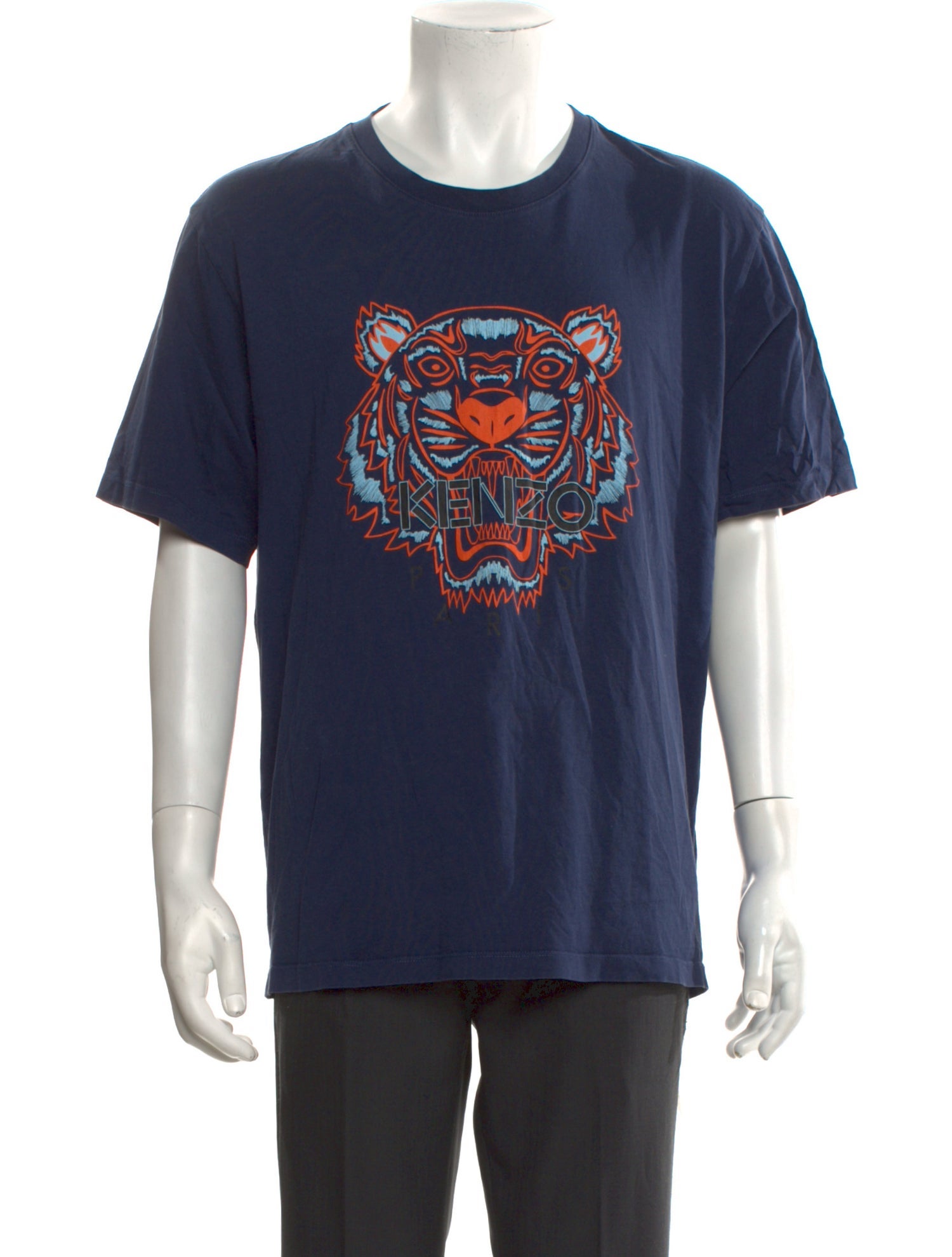 Kenzo Graphic Print Crew Neck T-Shirt