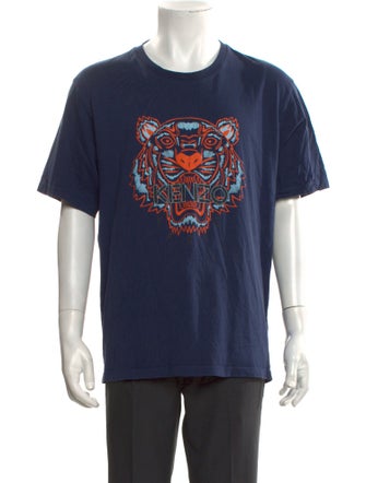 Kenzo Graphic Print Crew Neck T-Shirt