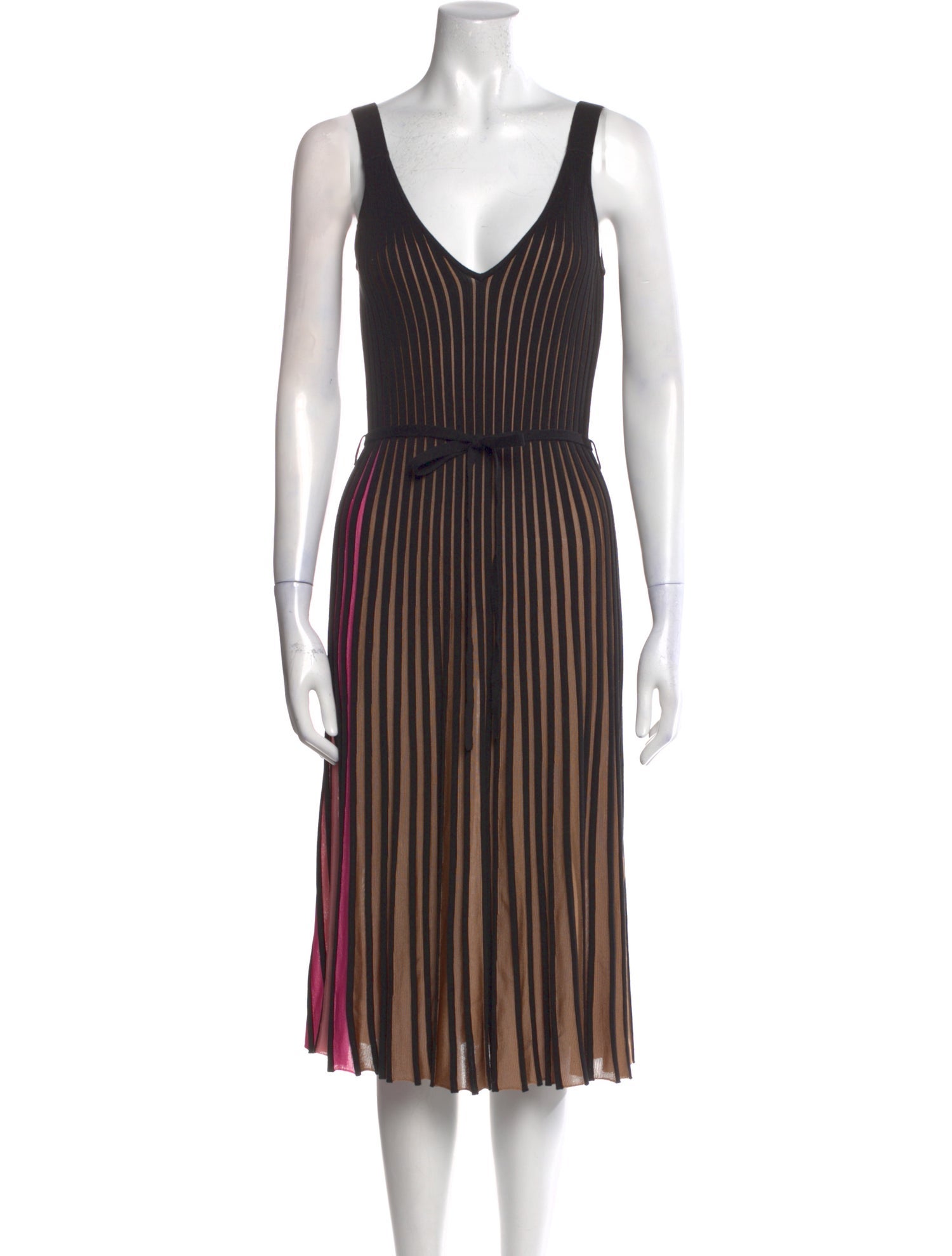 Kenzo Striped Midi Length Dress w/ Tags