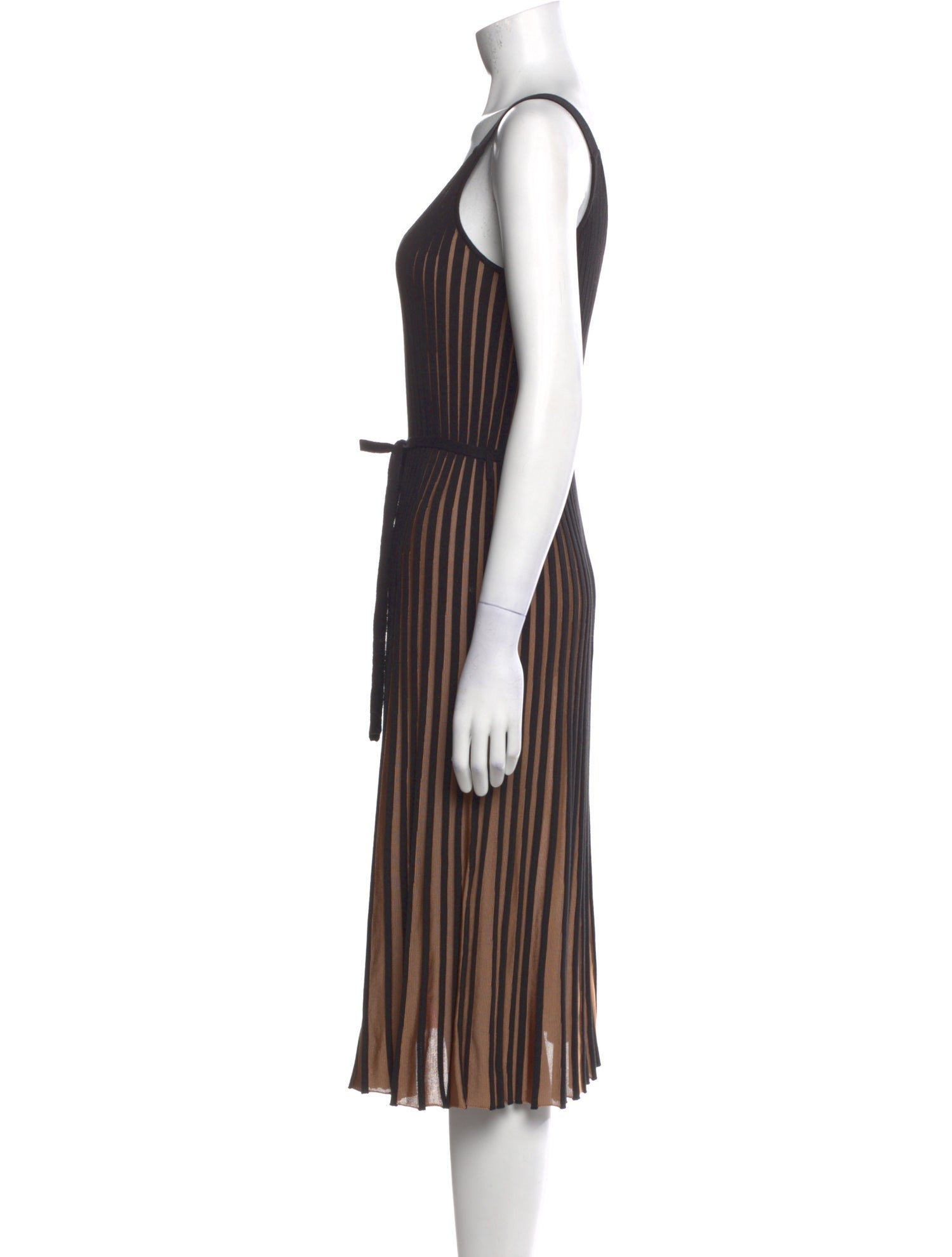 Kenzo Striped Midi Length Dress w/ Tags