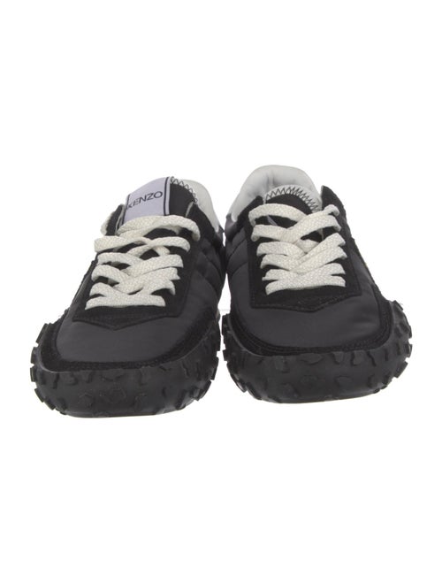 Kenzo Nylon Embroidered Accent Sneakers