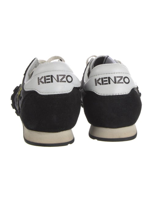 Kenzo Nylon Embroidered Accent Sneakers