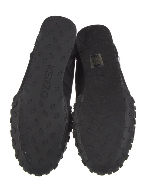 Kenzo Nylon Embroidered Accent Sneakers