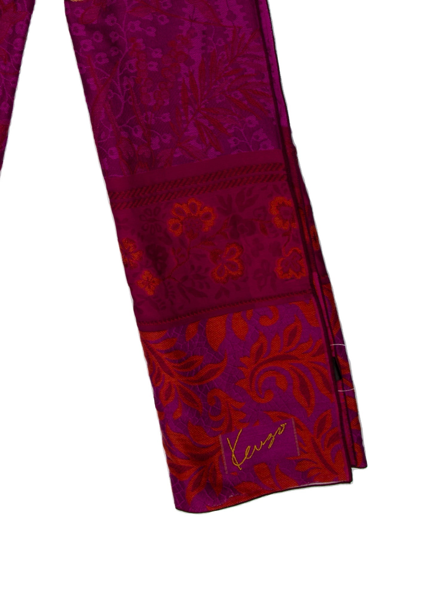 Kenzo Wool Printed Scarf