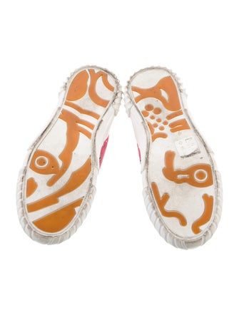 Kenzo Canvas Colorblock Pattern Sneakers