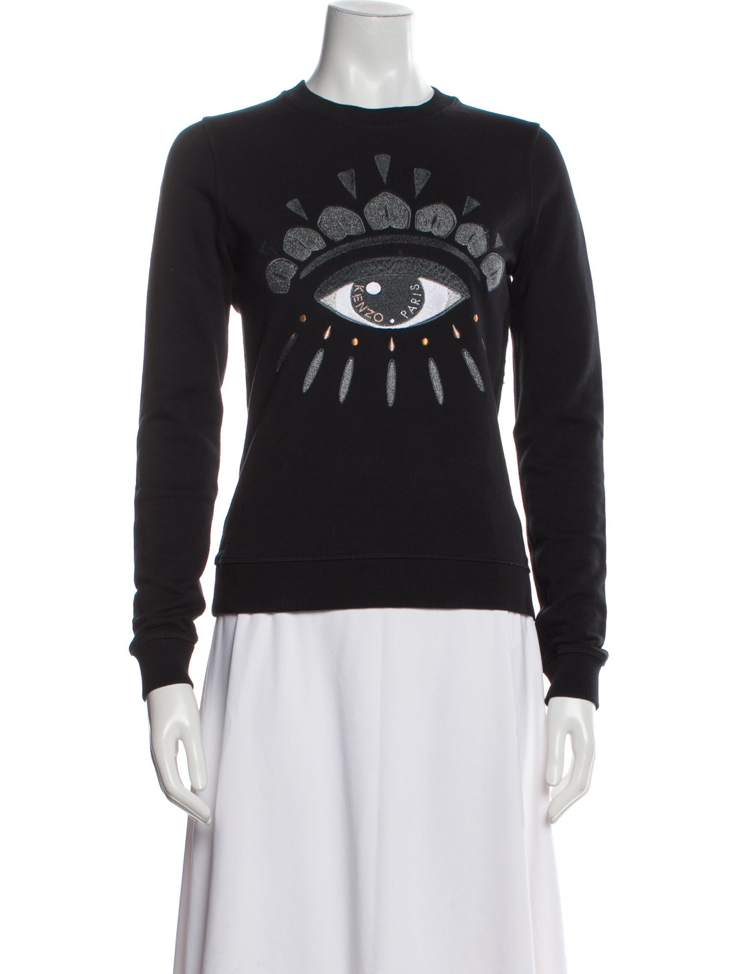 Kenzo Graphic Print Crew Neck Sweatshirt