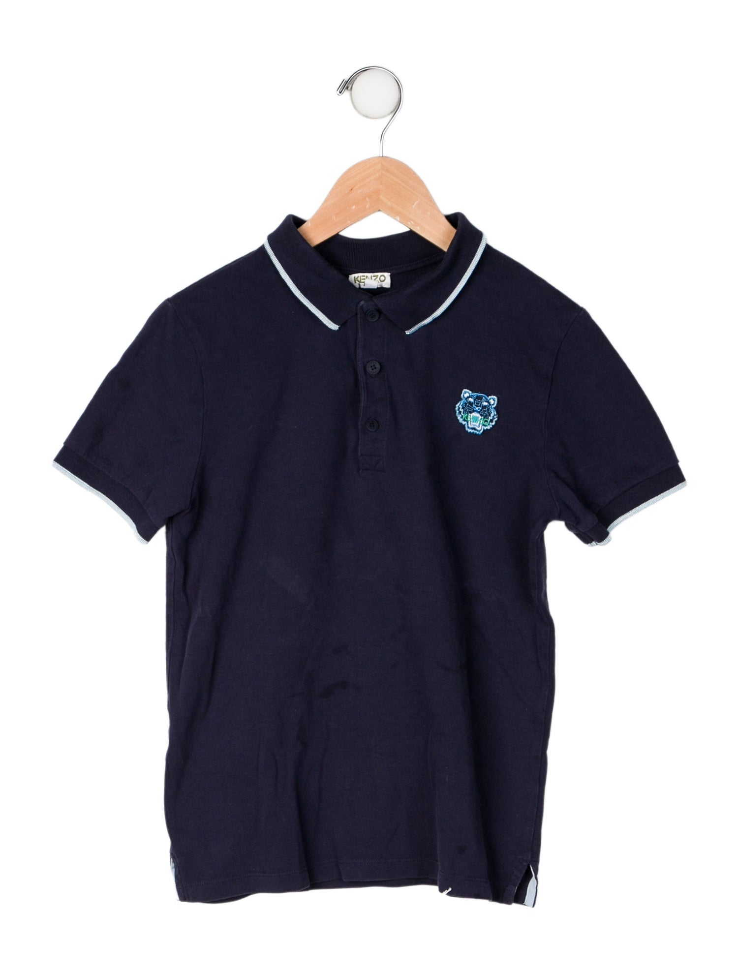 Kenzo Solid Polo Short Sleeve Top