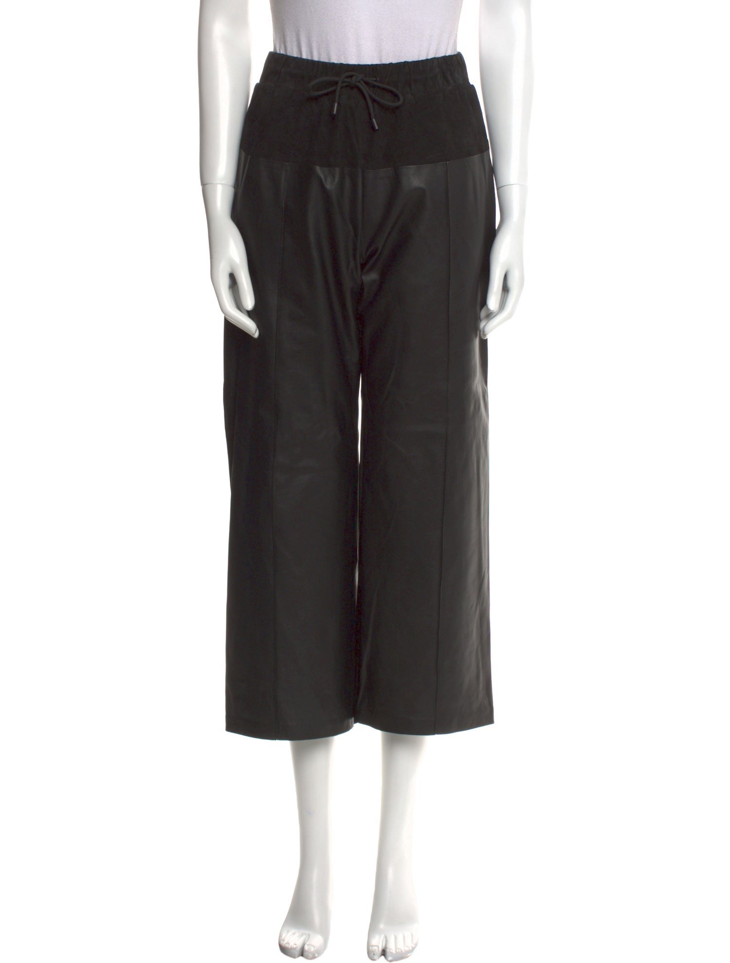 Kenzo Lamb Leather Wide Leg Pants