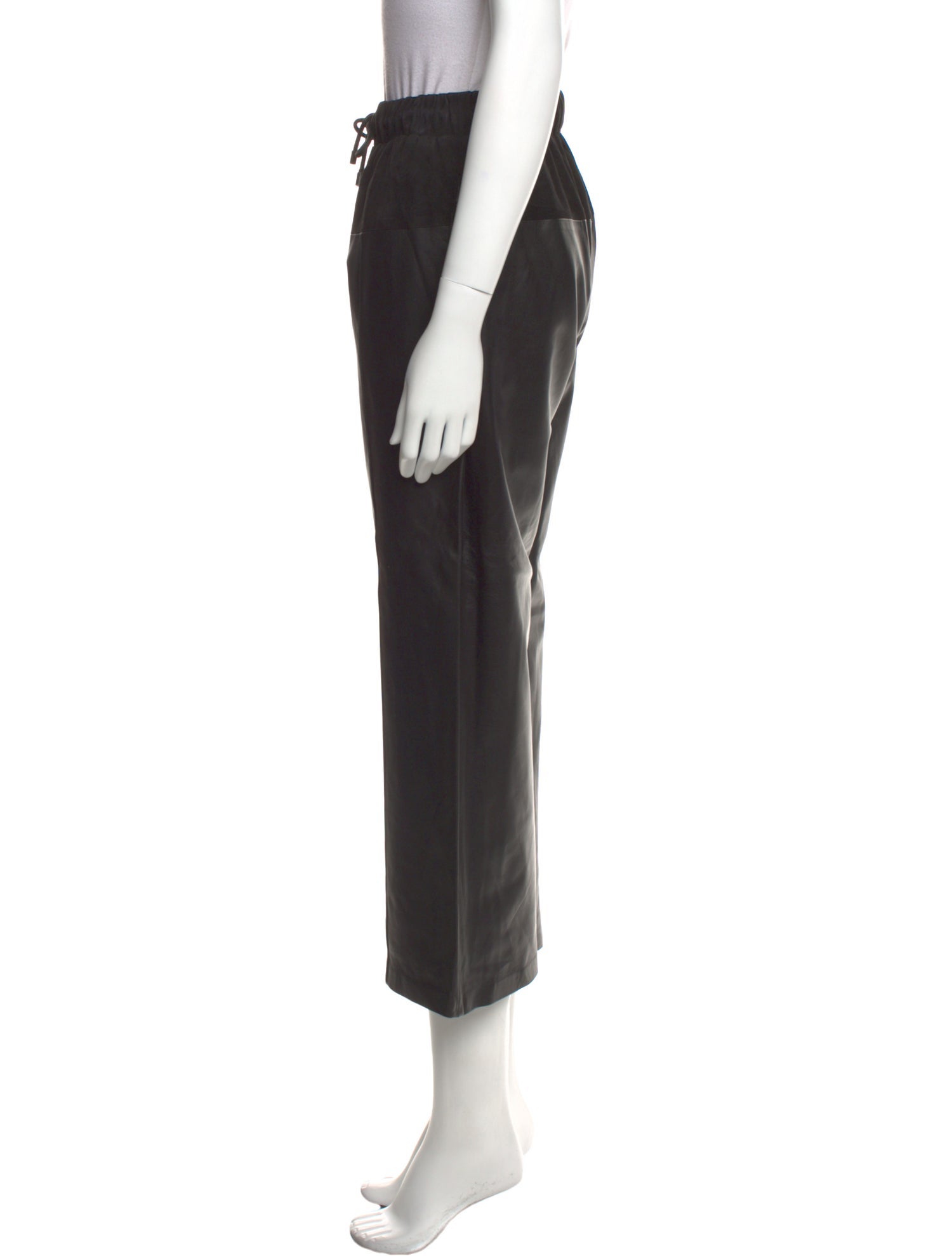 Kenzo Lamb Leather Wide Leg Pants