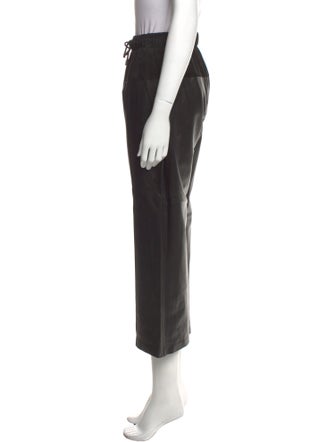 Kenzo Lamb Leather Wide Leg Pants