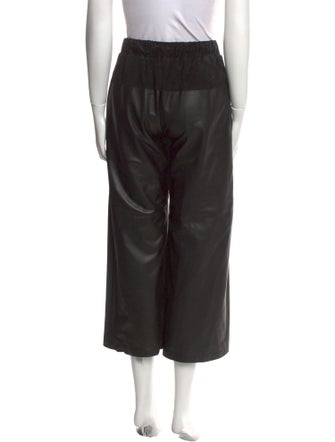 Kenzo Lamb Leather Wide Leg Pants