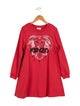 Kenzo Kids Girls' Embroidered Long Sleeve Dress