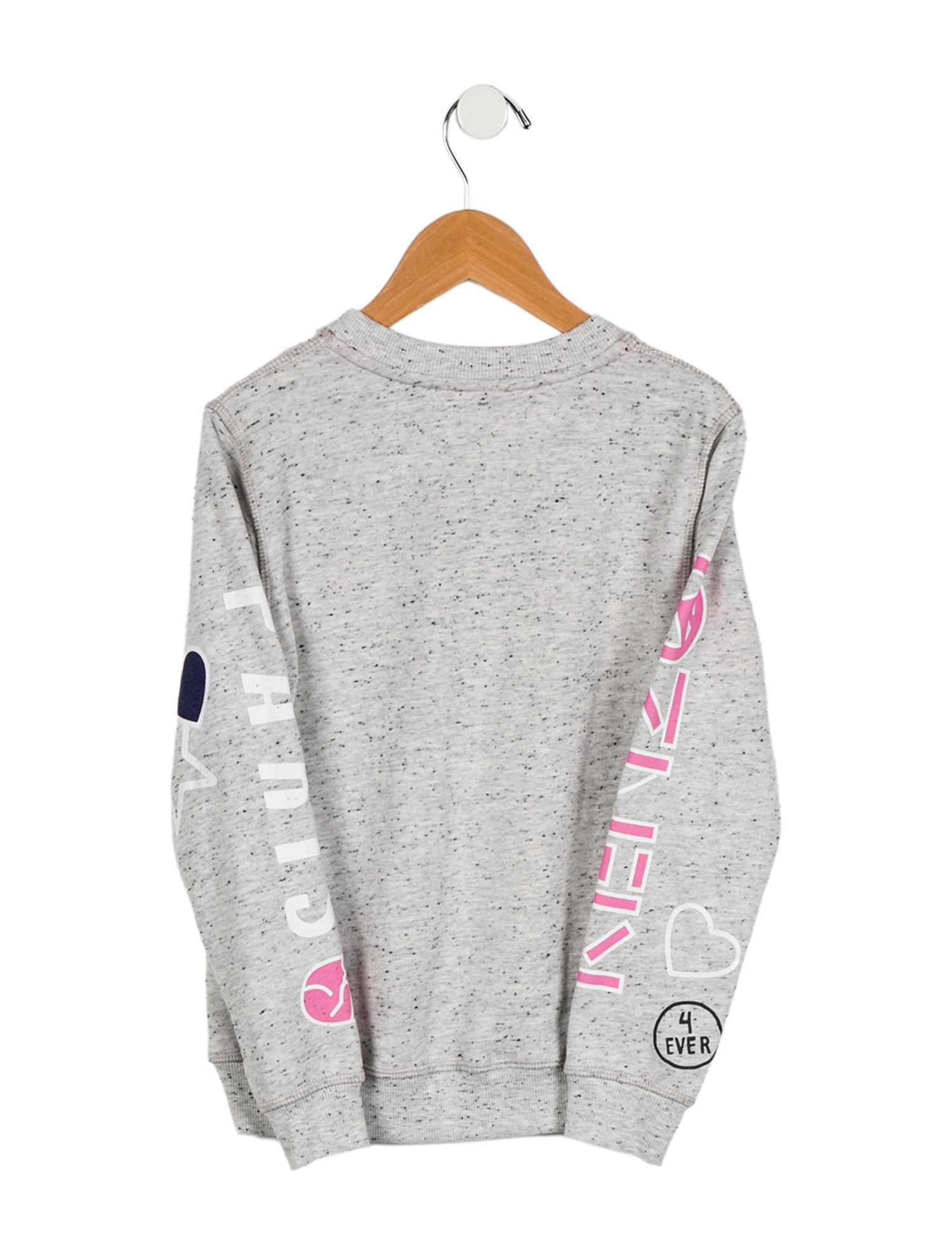 Kenzo Kids Girls' Graphic Crew Neck Sweatshirt