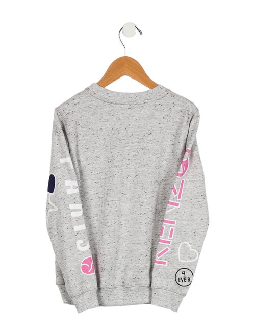 Kenzo Kids Girls' Graphic Crew Neck Sweatshirt