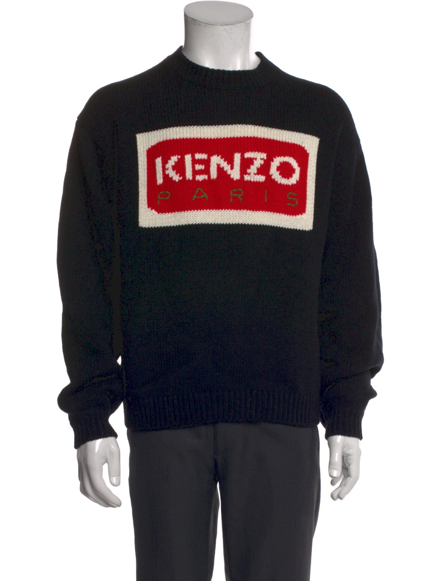 Kenzo Wool Graphic Print Pullover