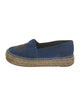 Kenzo Suede Embroidered Accent Espadrilles