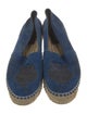 Kenzo Suede Embroidered Accent Espadrilles