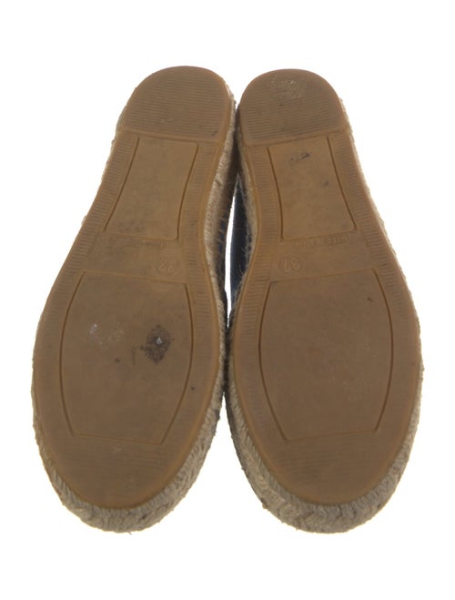 Kenzo Suede Embroidered Accent Espadrilles