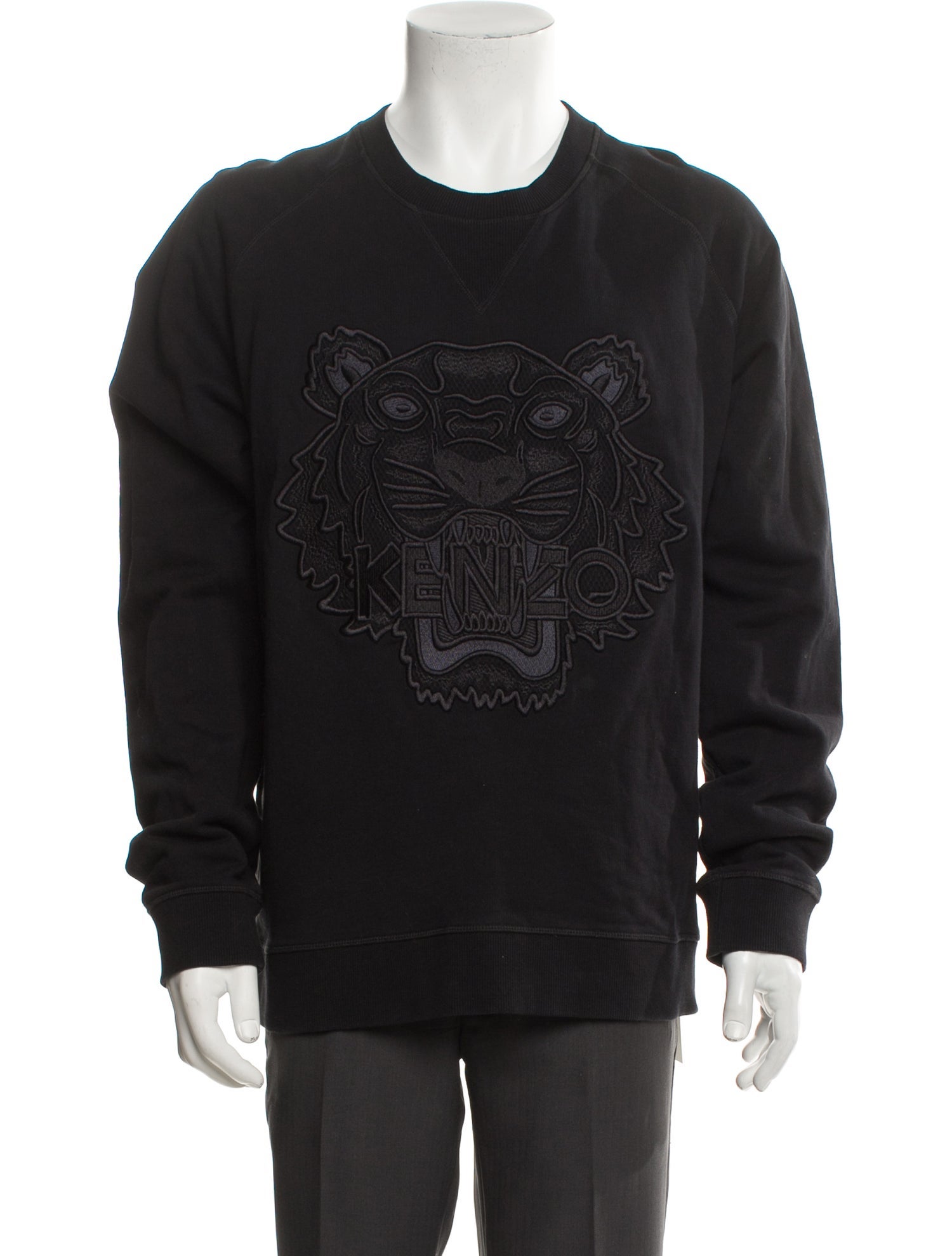 Kenzo Graphic Print Crew Neck Pullover
