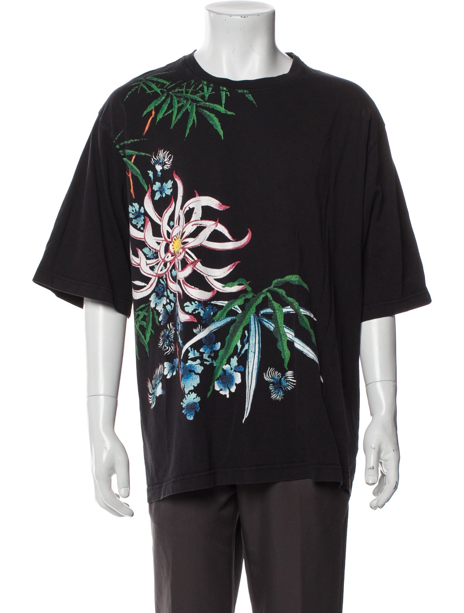 Kenzo Graphic Print Crew Neck T-Shirt