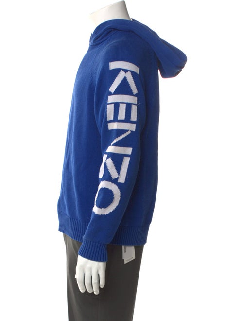 Kenzo V-Neck Long Sleeve Hoodie