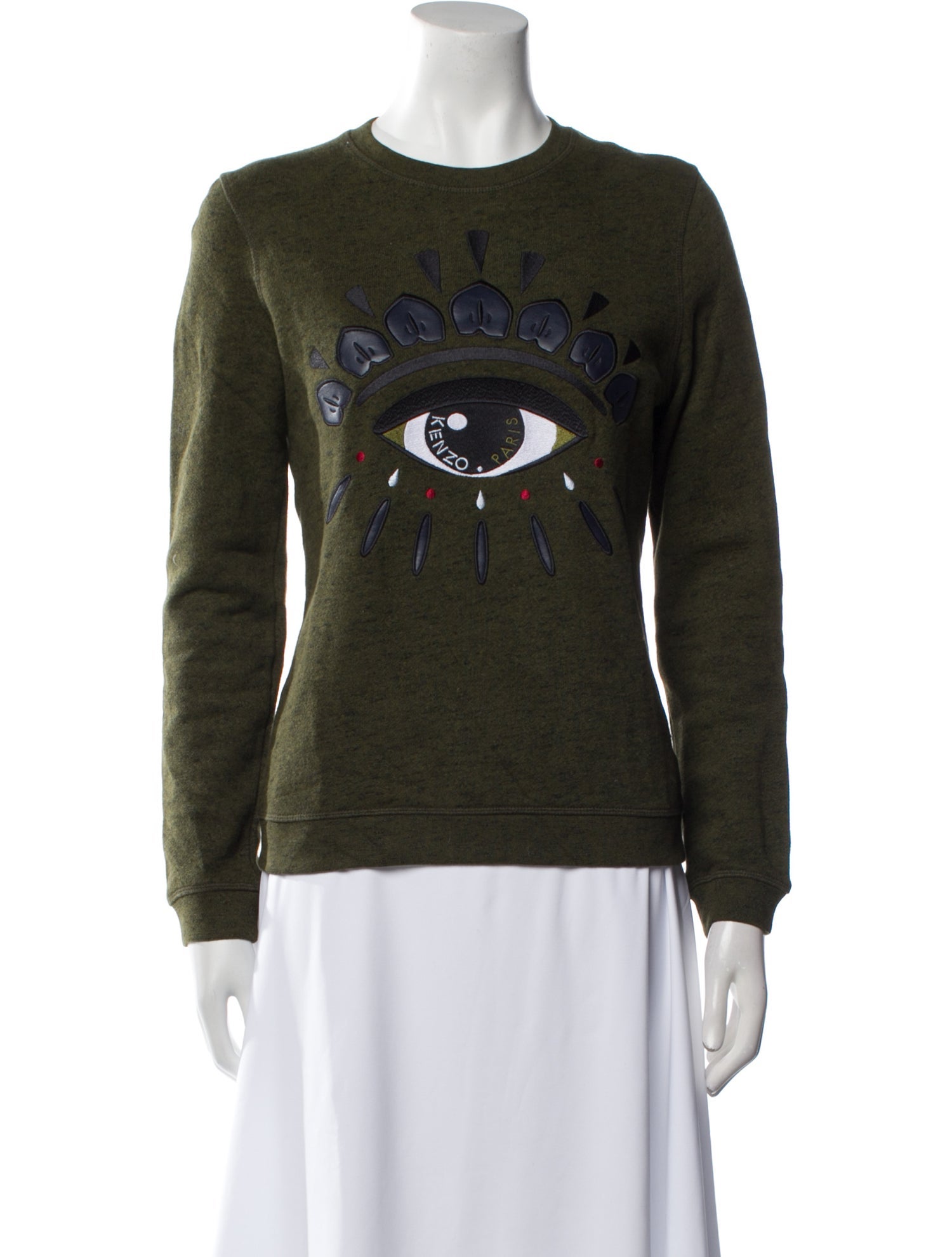 Kenzo Graphic Print Crew Neck Sweatshirt
