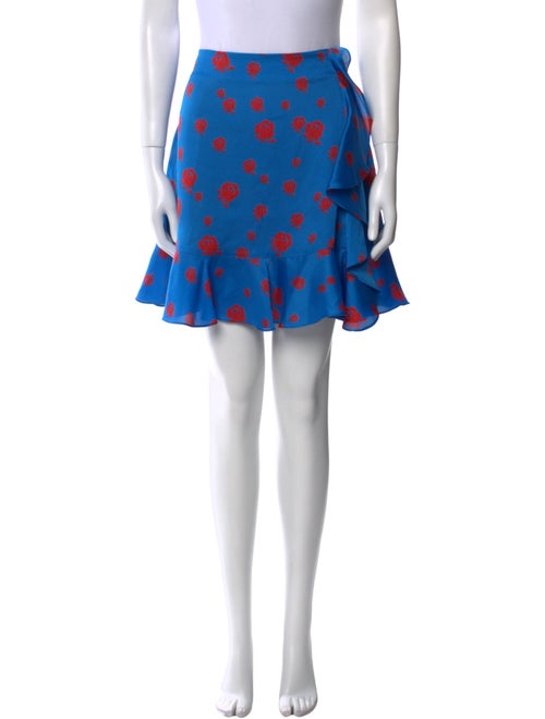Kenzo Floral Print Mini Skirt