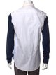 Kenzo Colorblock Pattern Long Sleeve Shirt