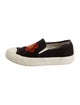 Kenzo Canvas Embroidered Accent Sneakers