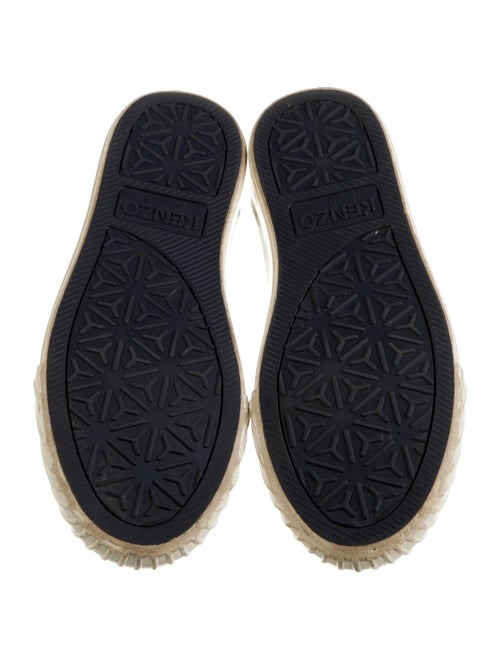 Kenzo Canvas Embroidered Accent Sneakers