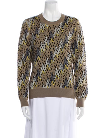 Kenzo Wool Animal Print Sweater