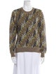 Kenzo Wool Animal Print Sweater