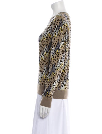 Kenzo Wool Animal Print Sweater