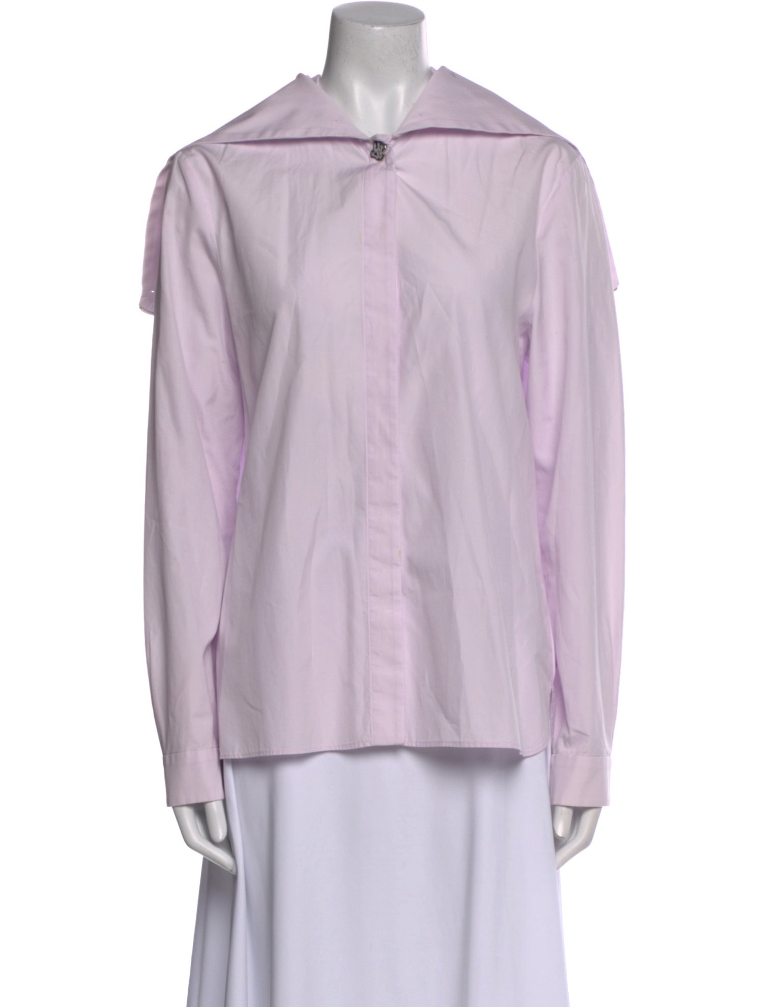 Kenzo Long Sleeve Button-Up Top