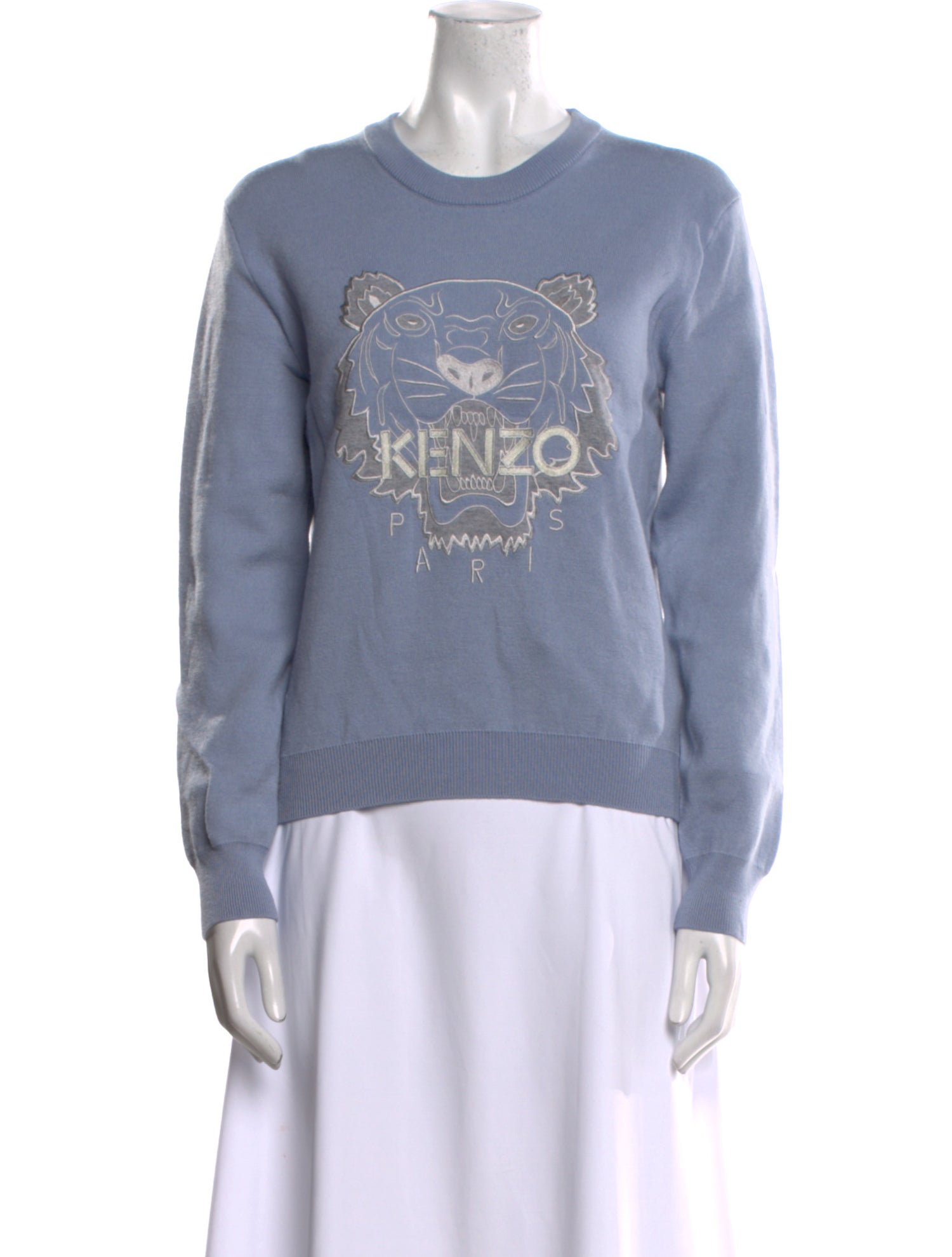 Kenzo Wool Graphic Print Sweater