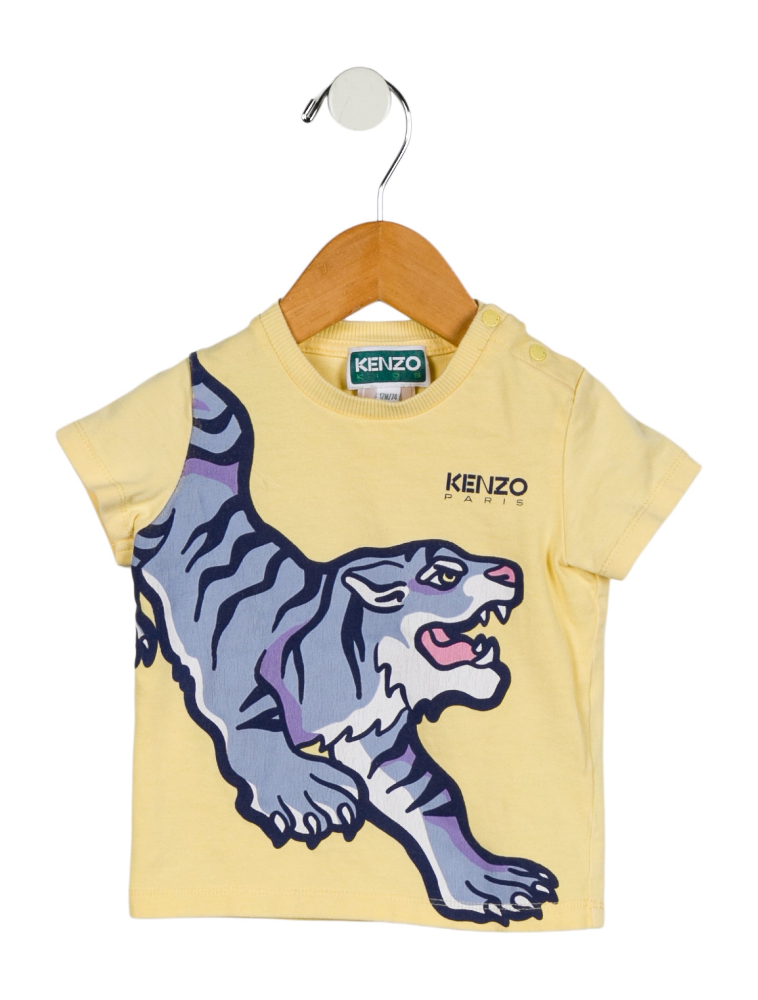 Kenzo Kids Toddler Boys' Graphic Tiger Print T-Shirt