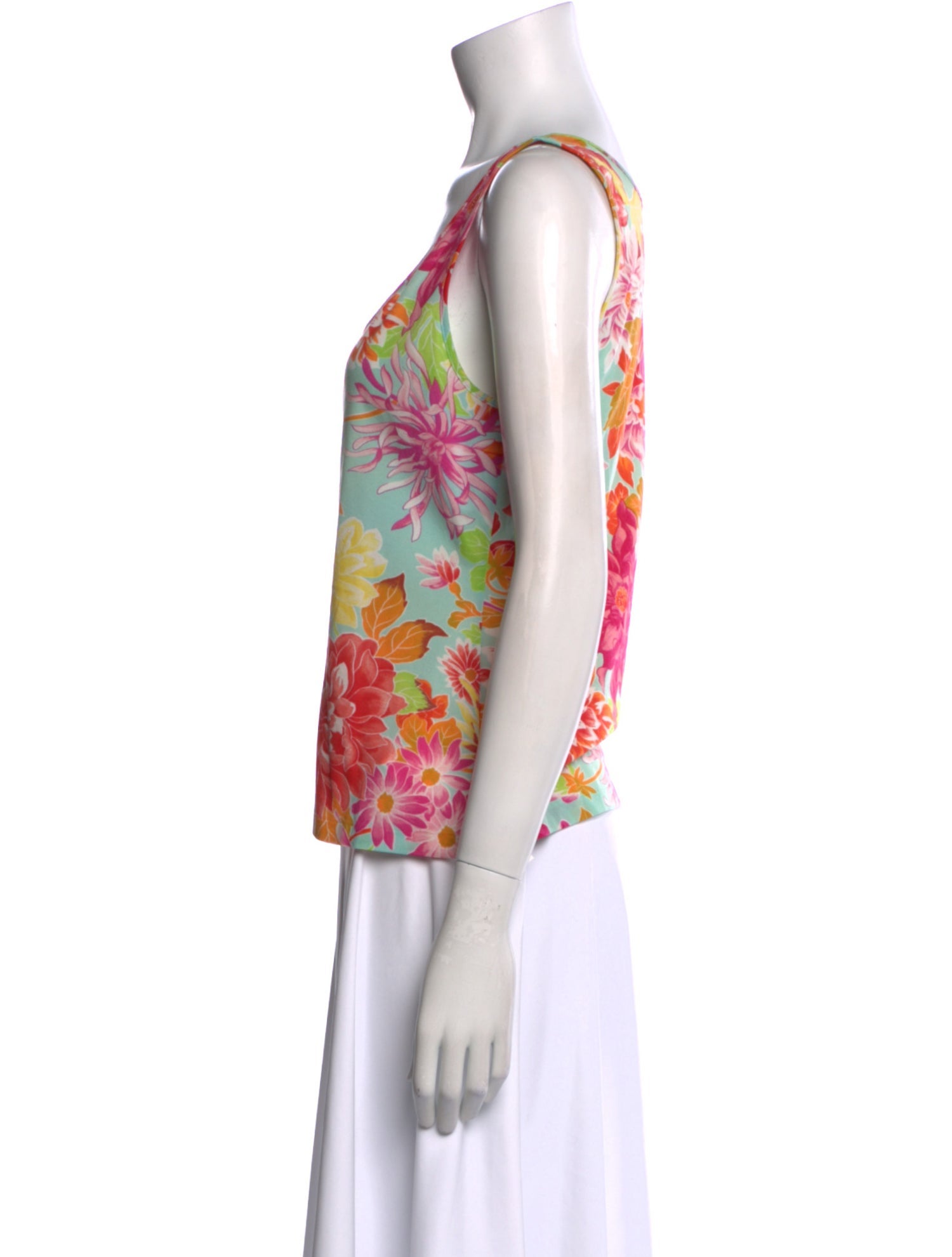 Kenzo Nylon Floral Print Top