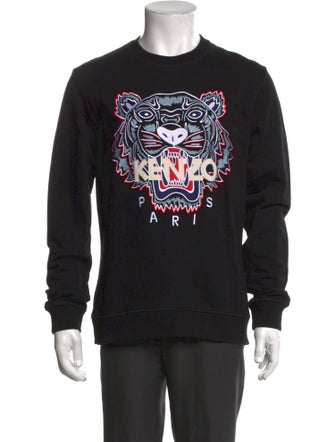 Kenzo Graphic Print Crew Neck Pullover