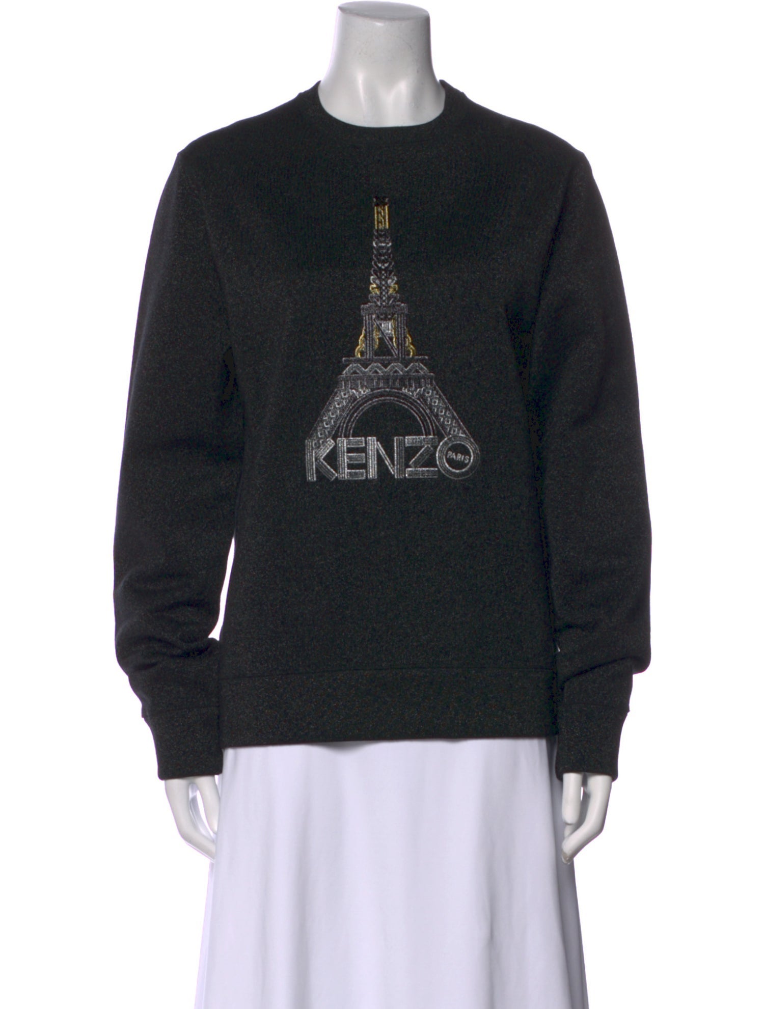 Kenzo Graphic Print Crew Neck Sweatshirt