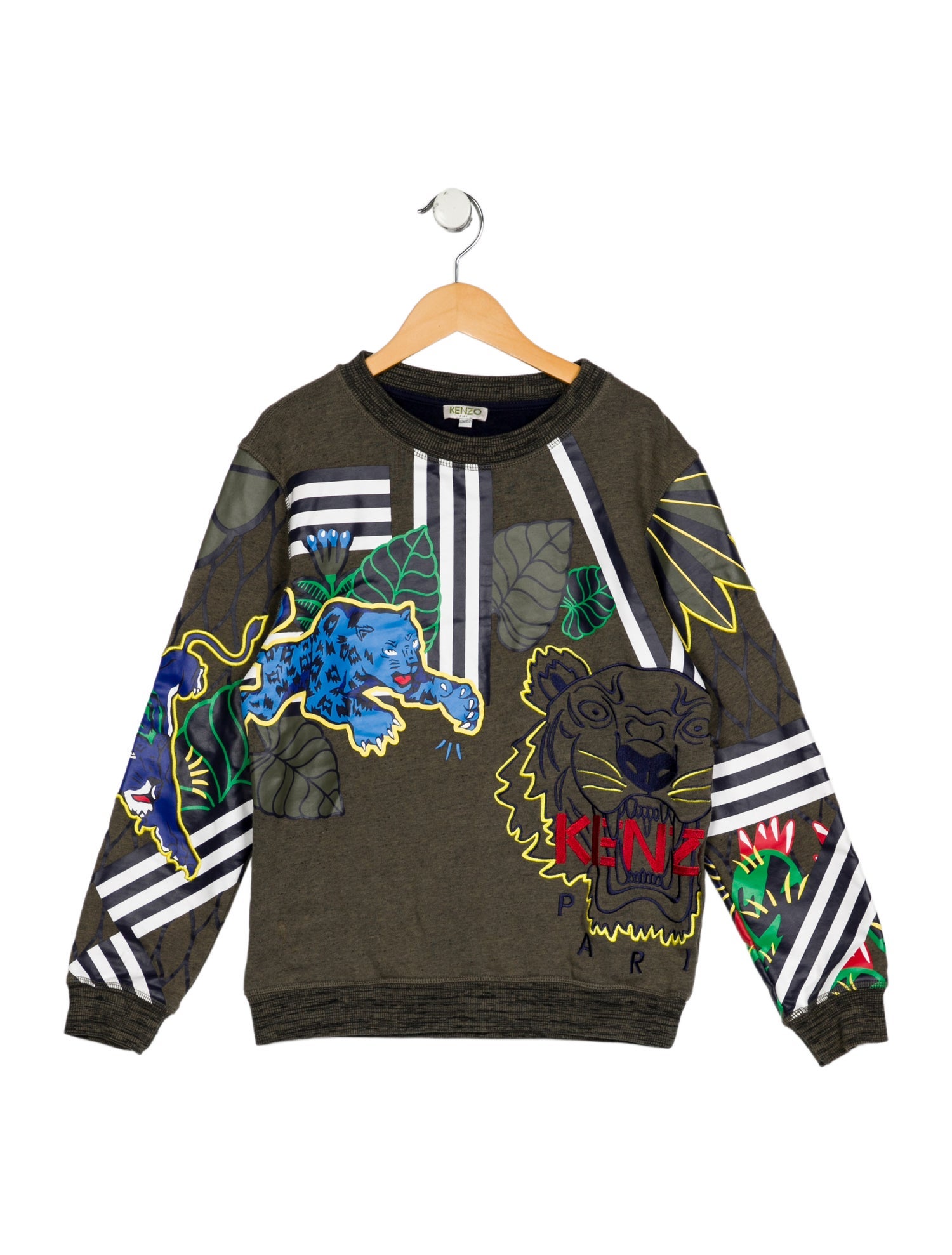 Kenzo Boy's Graphic Print Crew Neck Sweatshirt