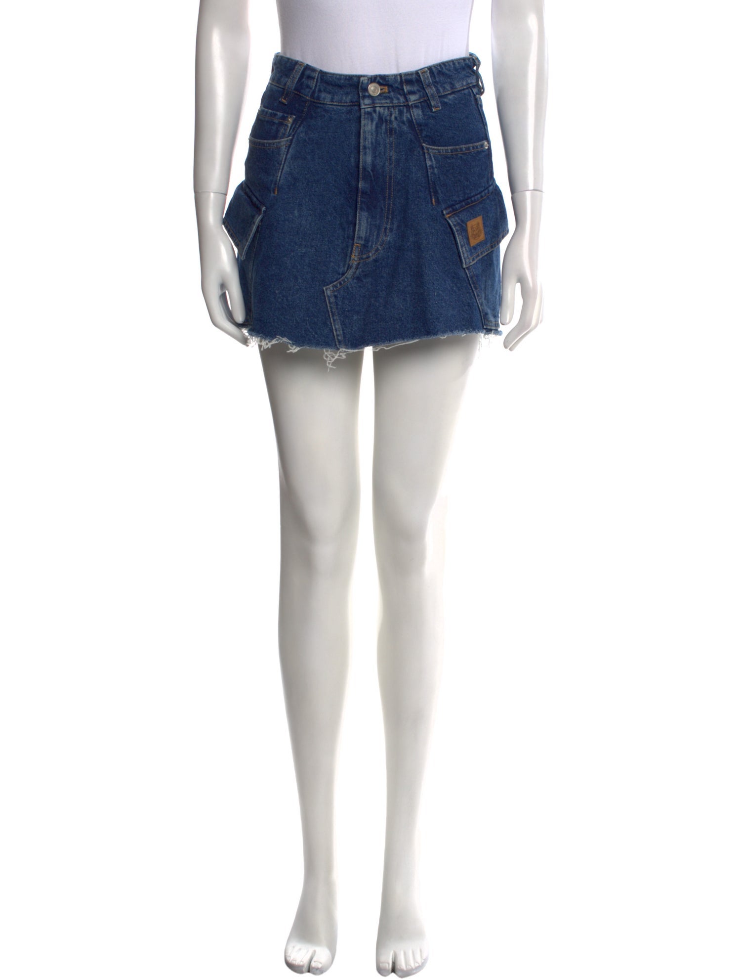 Kenzo Embroidered Accent Mini Skirt