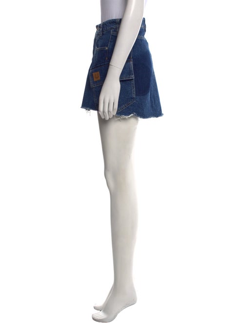 Kenzo Embroidered Accent Mini Skirt