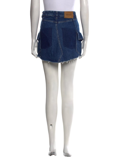 Kenzo Embroidered Accent Mini Skirt