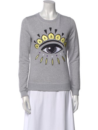 Kenzo Graphic Print Crew Neck Sweatshirt