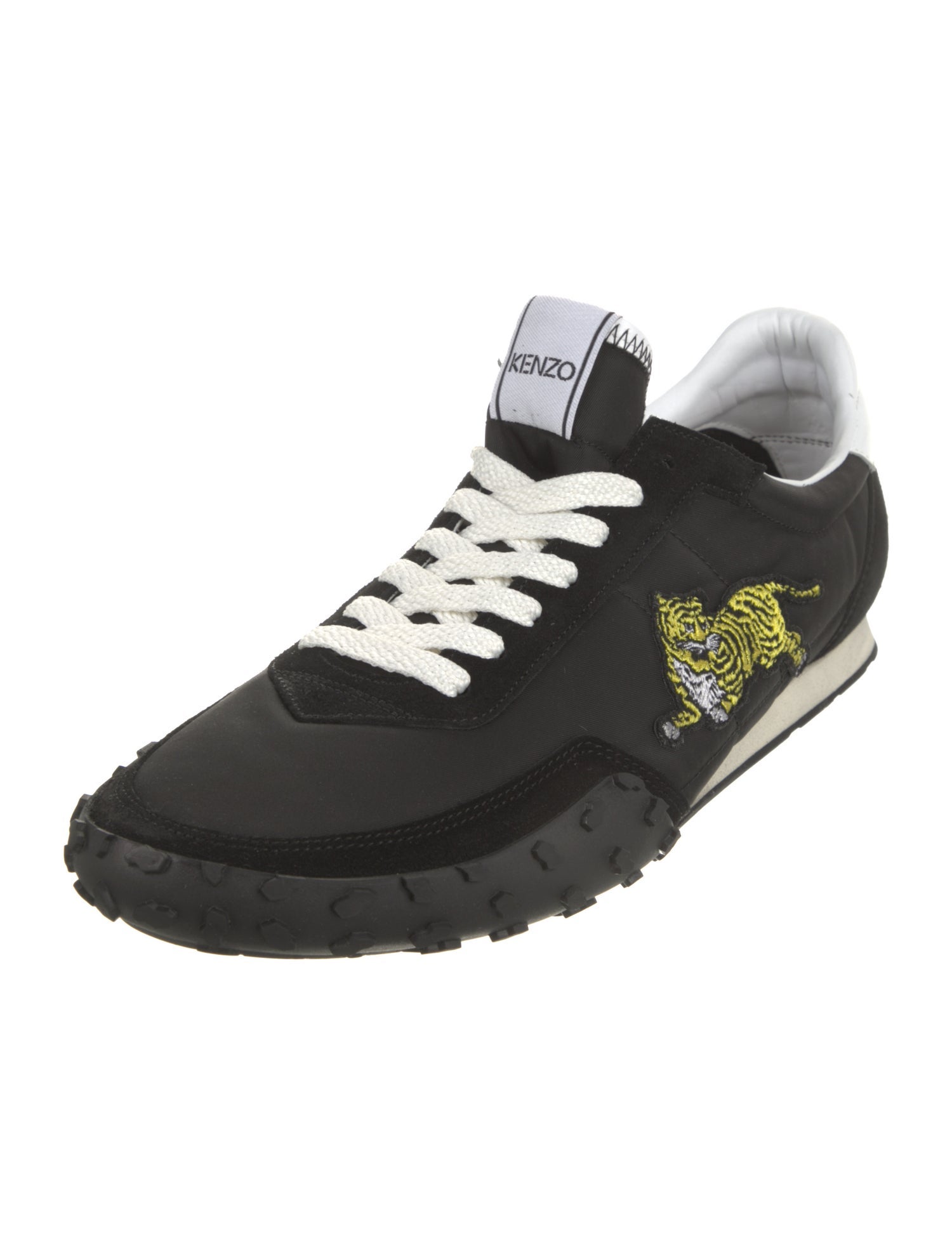 Kenzo Nylon Printed Athletic Sneakers